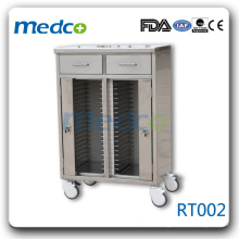 RT002 cadastro de enfermagem médica armação de aço inoxidável